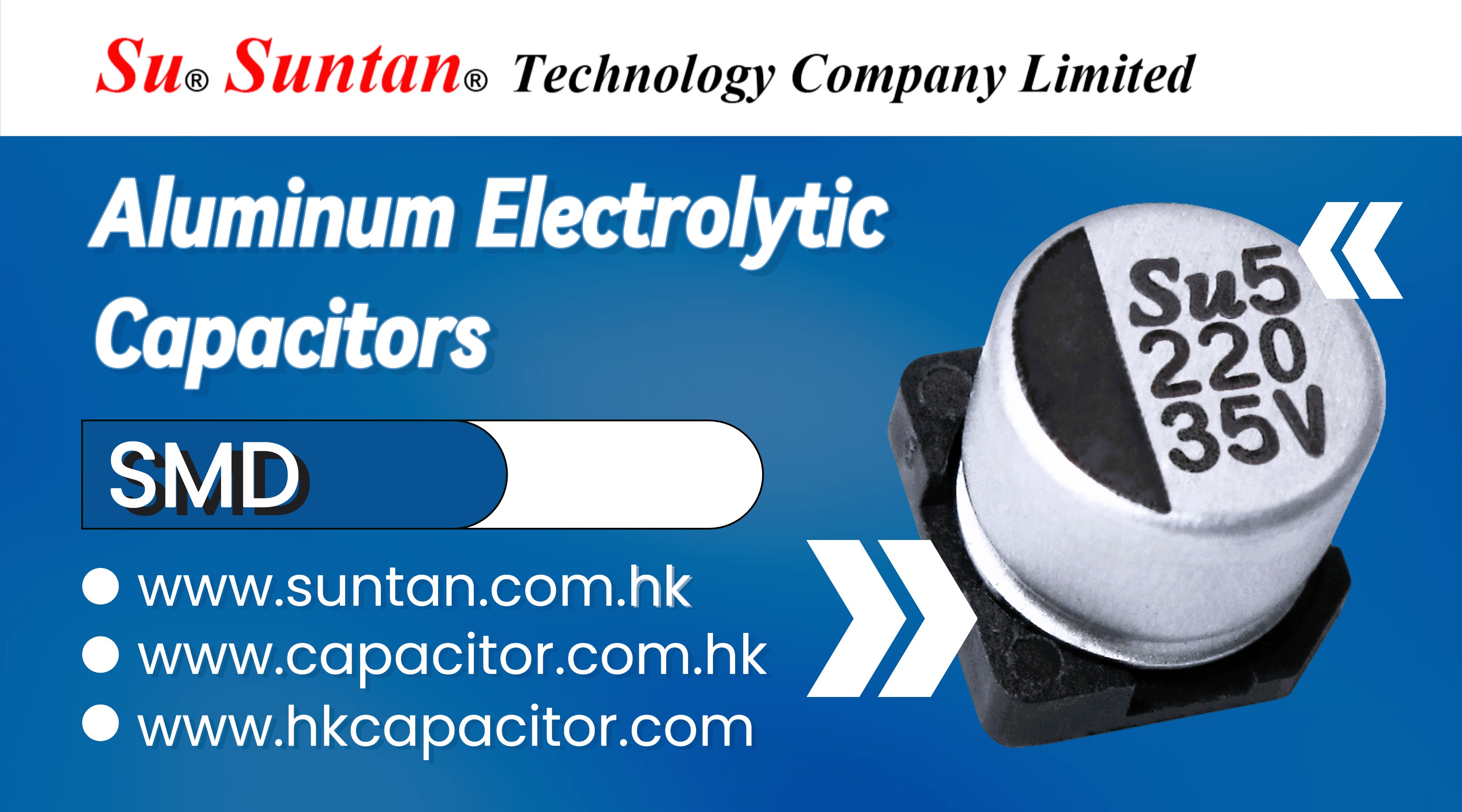 Discover Reliable and Cost-Effective Solutions with Suntan SMD Aluminum Electrolytic Capacitors!