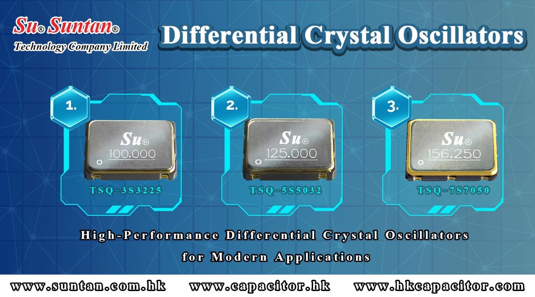 High-Performance Differential Crystal Oscillators for Modern Applications